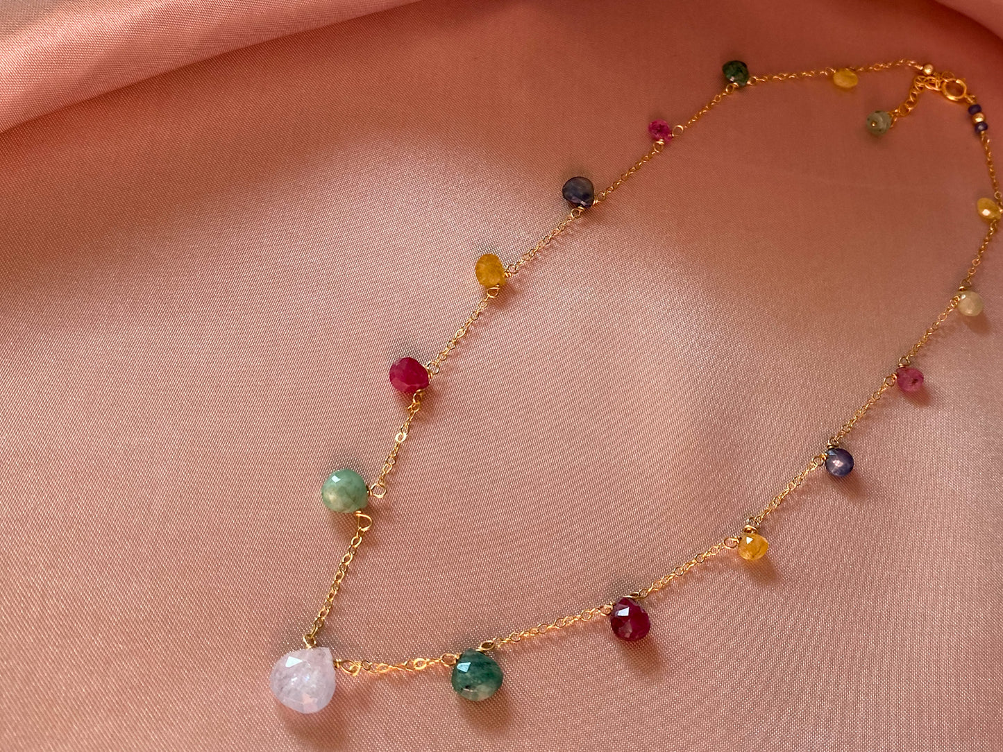 Multi Sapphire Necklace
