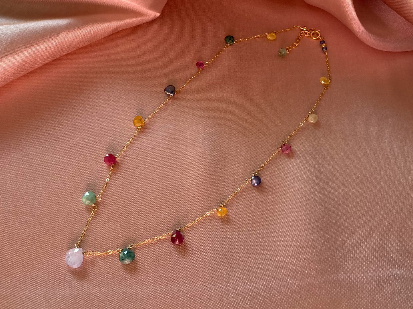 Multi Sapphire Necklace