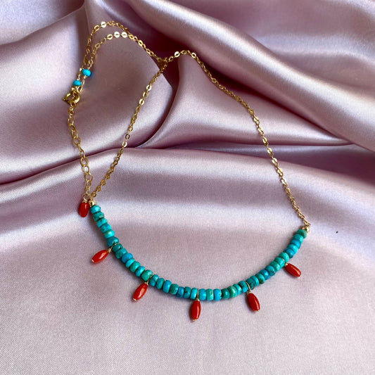 Sleeping beauty turquoise necklace