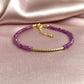 Gold Ruby bracelet