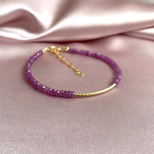 Gold Ruby bracelet