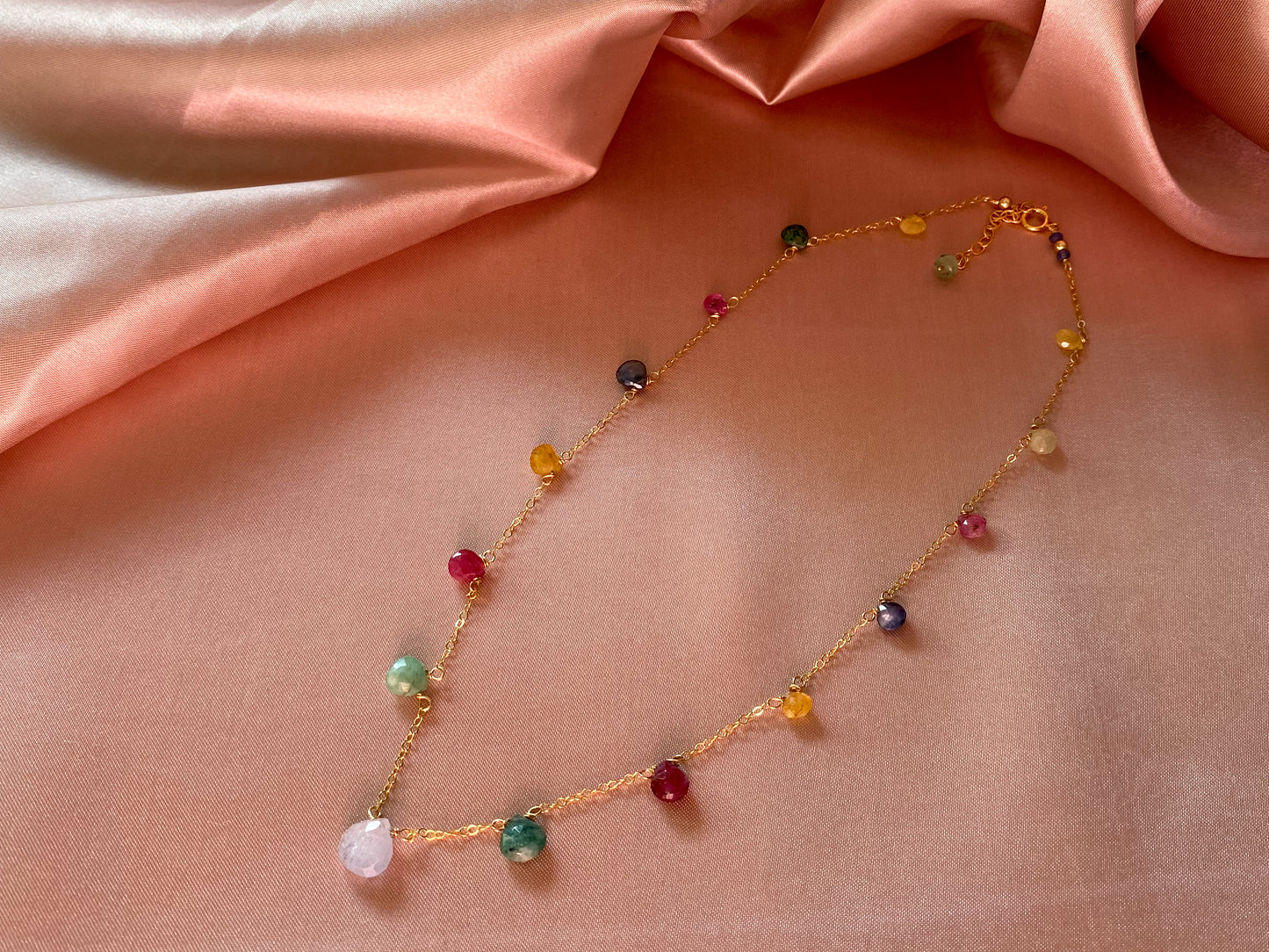 Multi Sapphire Necklace