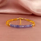 Tanzanite And Mandarin Garnet Bracelet