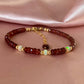 Garnet And Ethiopian Opal Bracelet