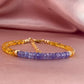 Tanzanite And Mandarin Garnet Bracelet